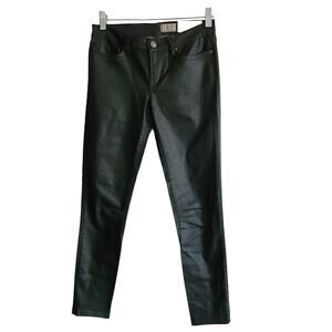 ALLSAINTS Brodie Petrel Gray Coated Skinny‎ Stretch Ankle Zip Jeans Women's 26
